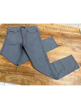 Hugo Boss Deleware Slim Fit Cotton Stretch Gray Pants Mens 32x34 NWOT 5 Pocket